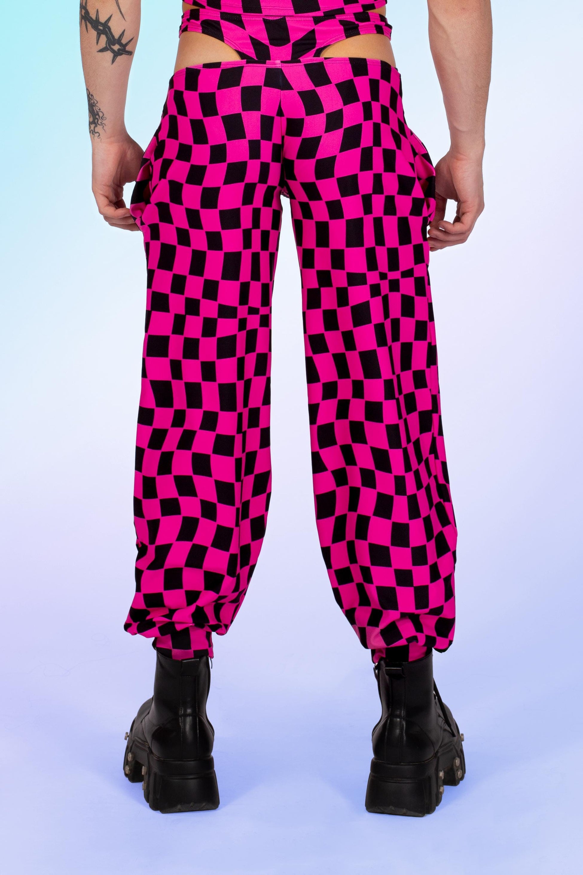 Pink Me Male Cutout Pants 2