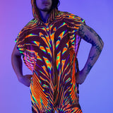 Photon Particle Mesh Male Split Pants