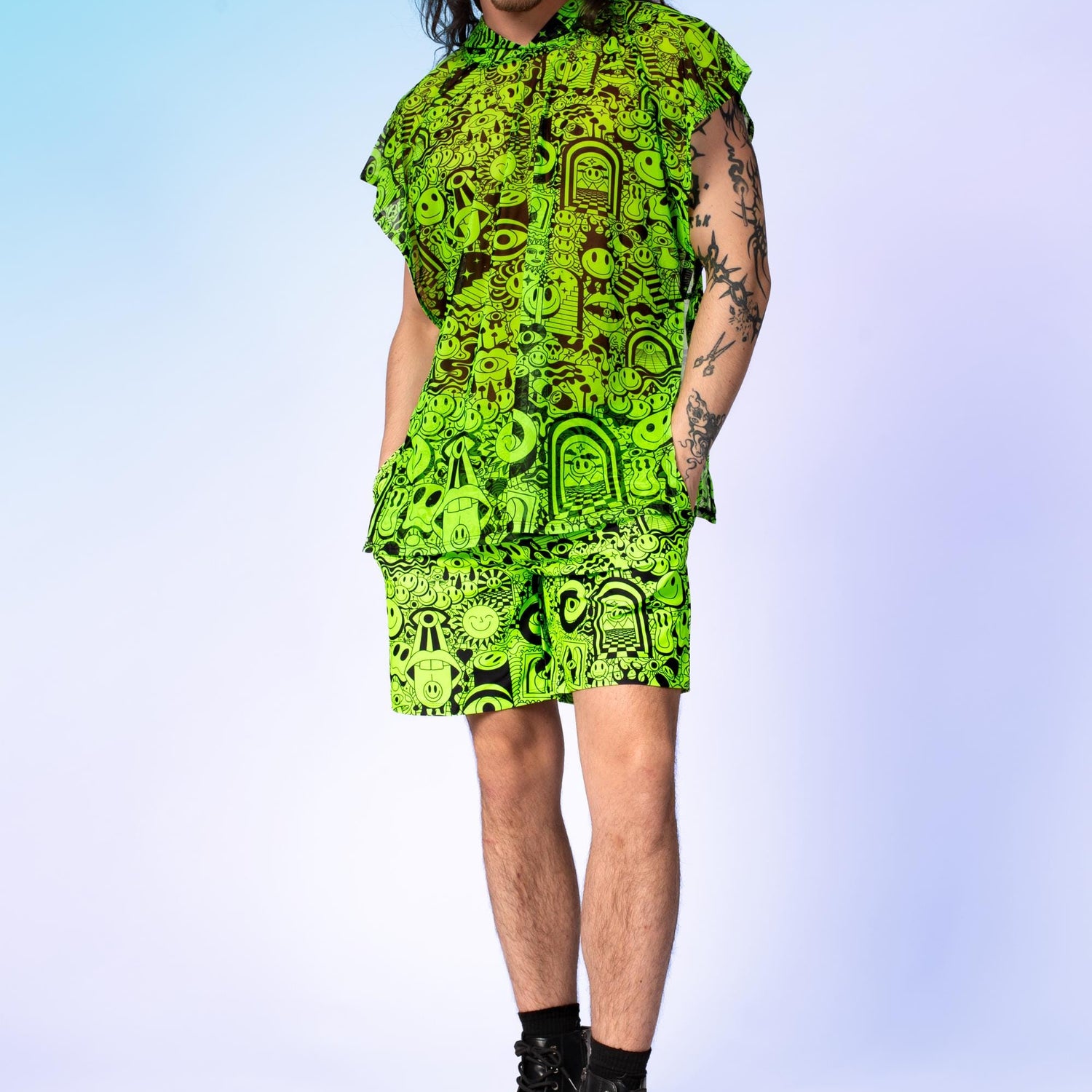 Funnytown Male Hooded Rave Set Festival