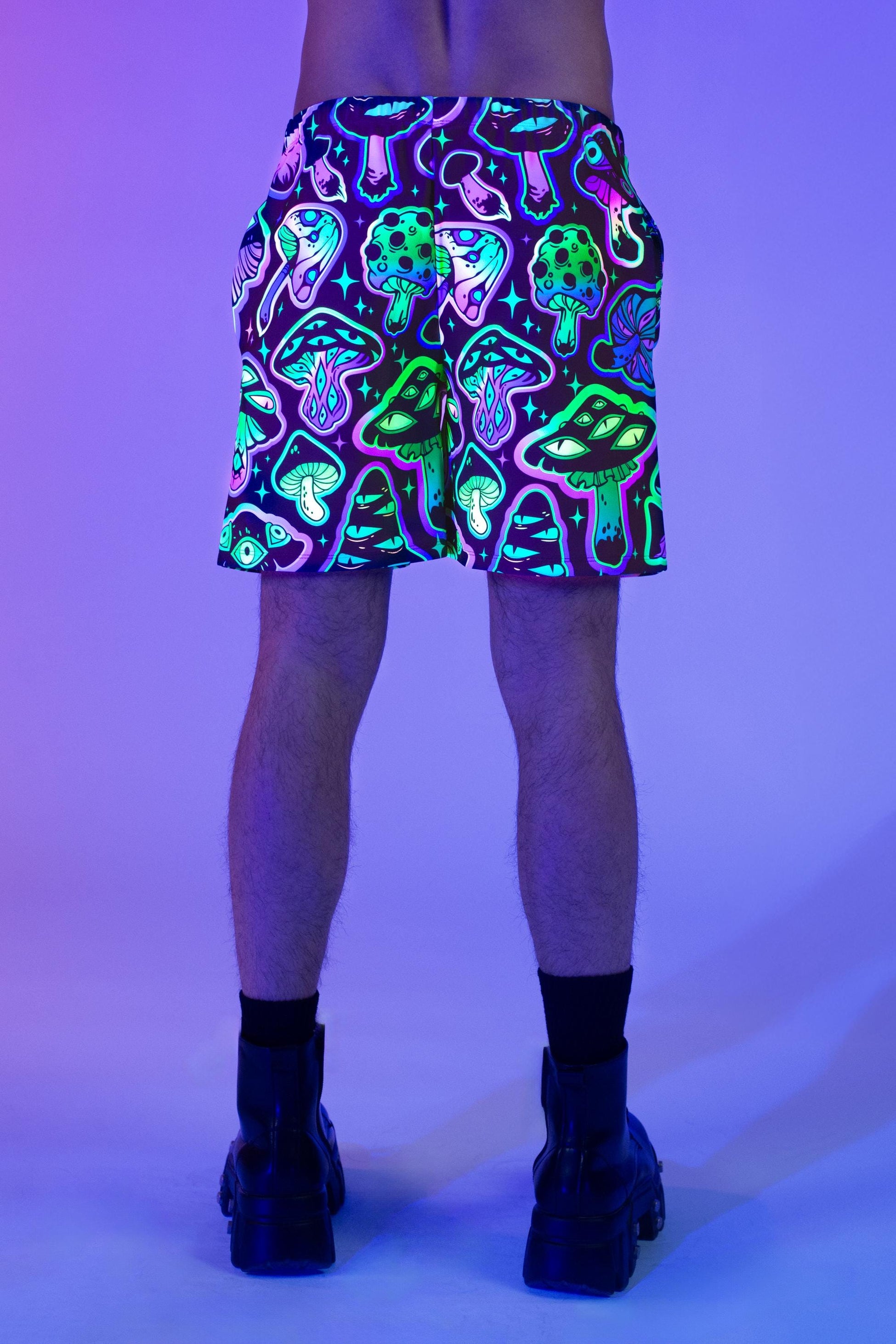 Shiitake Male Rave Shorts 2