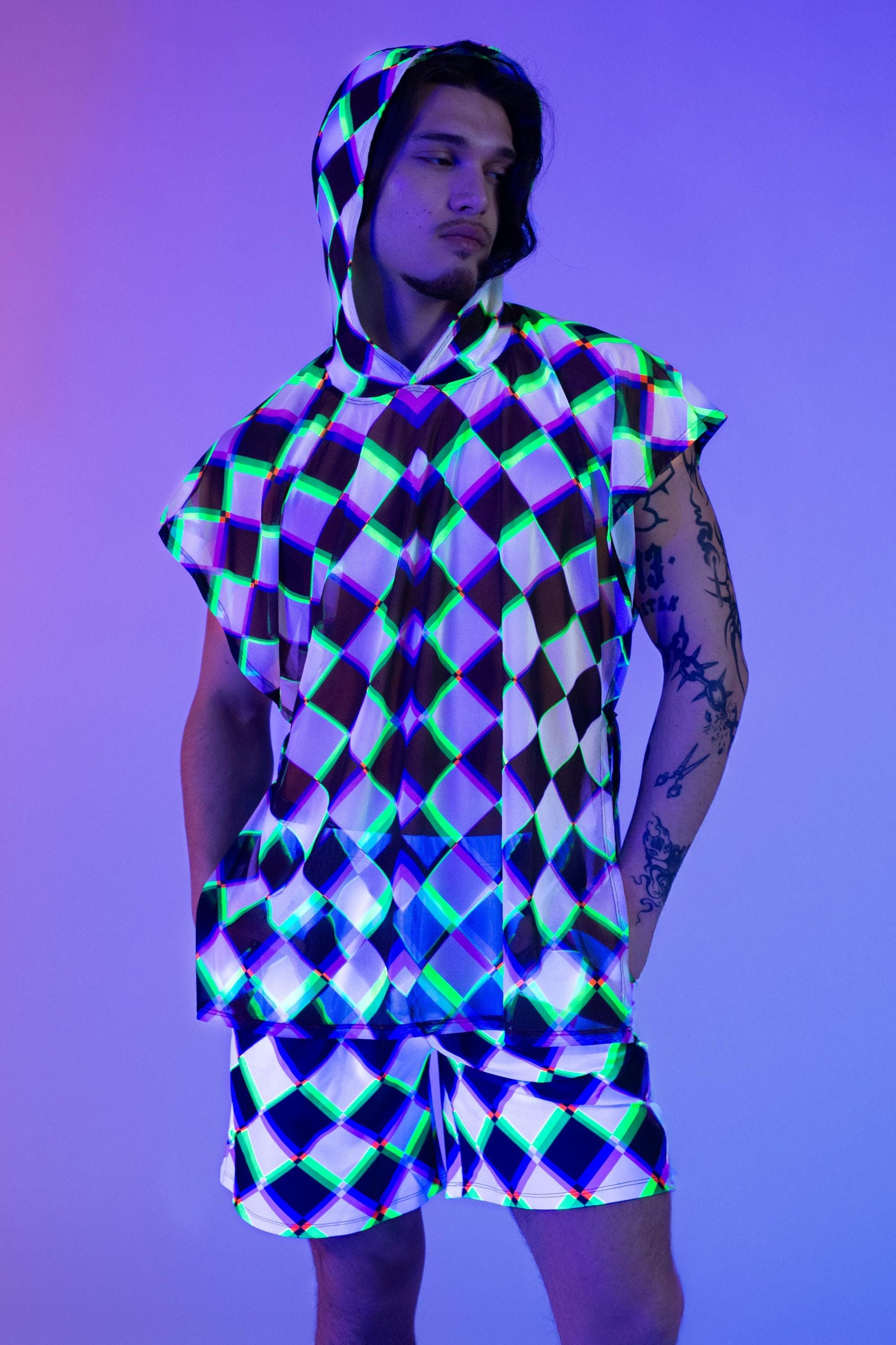 Checkmate Male Hooded Rave Set 1