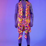 Samsara Male Hooded Vest & Shorts Set