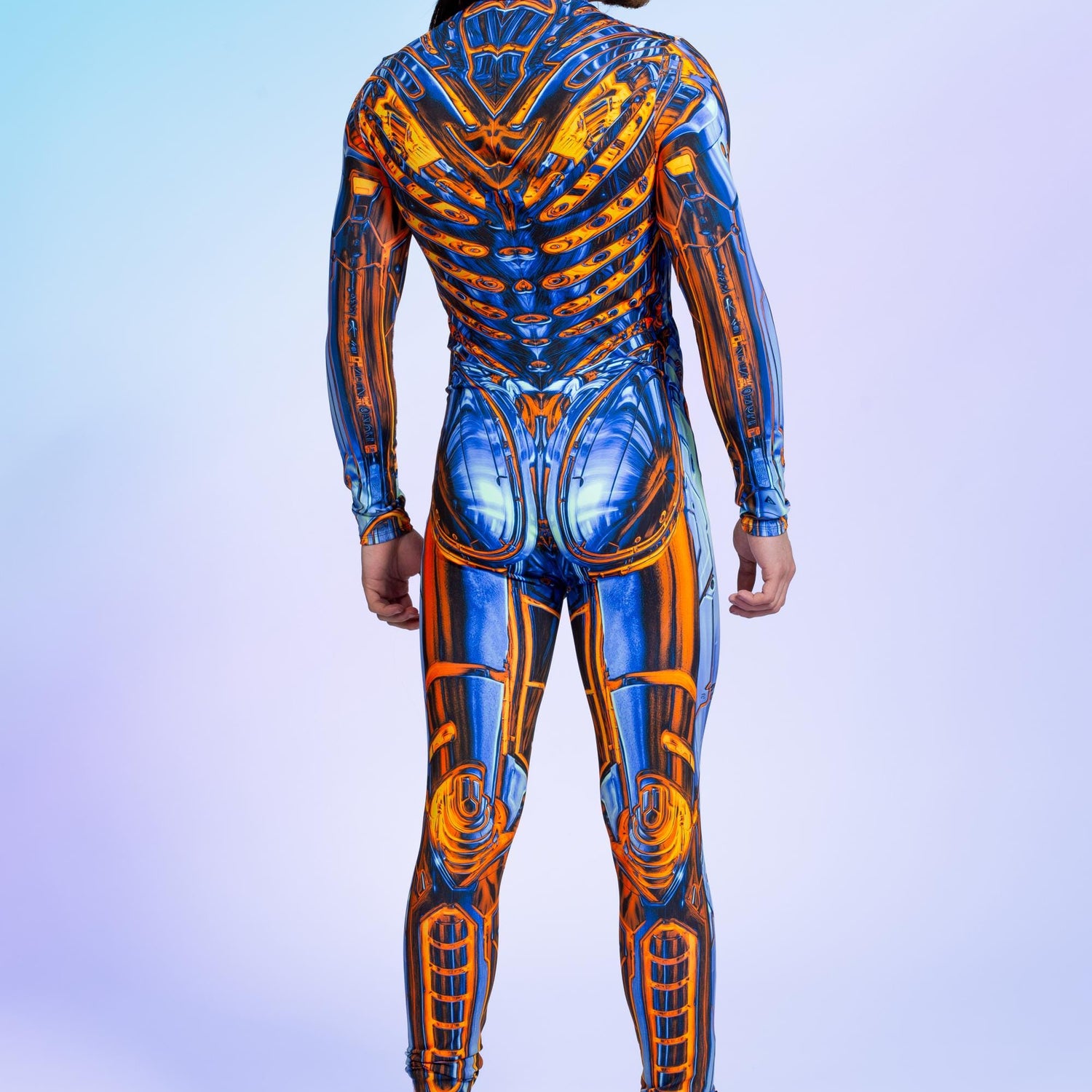 Hot Bot Male Costume Lycra, UV Reactive