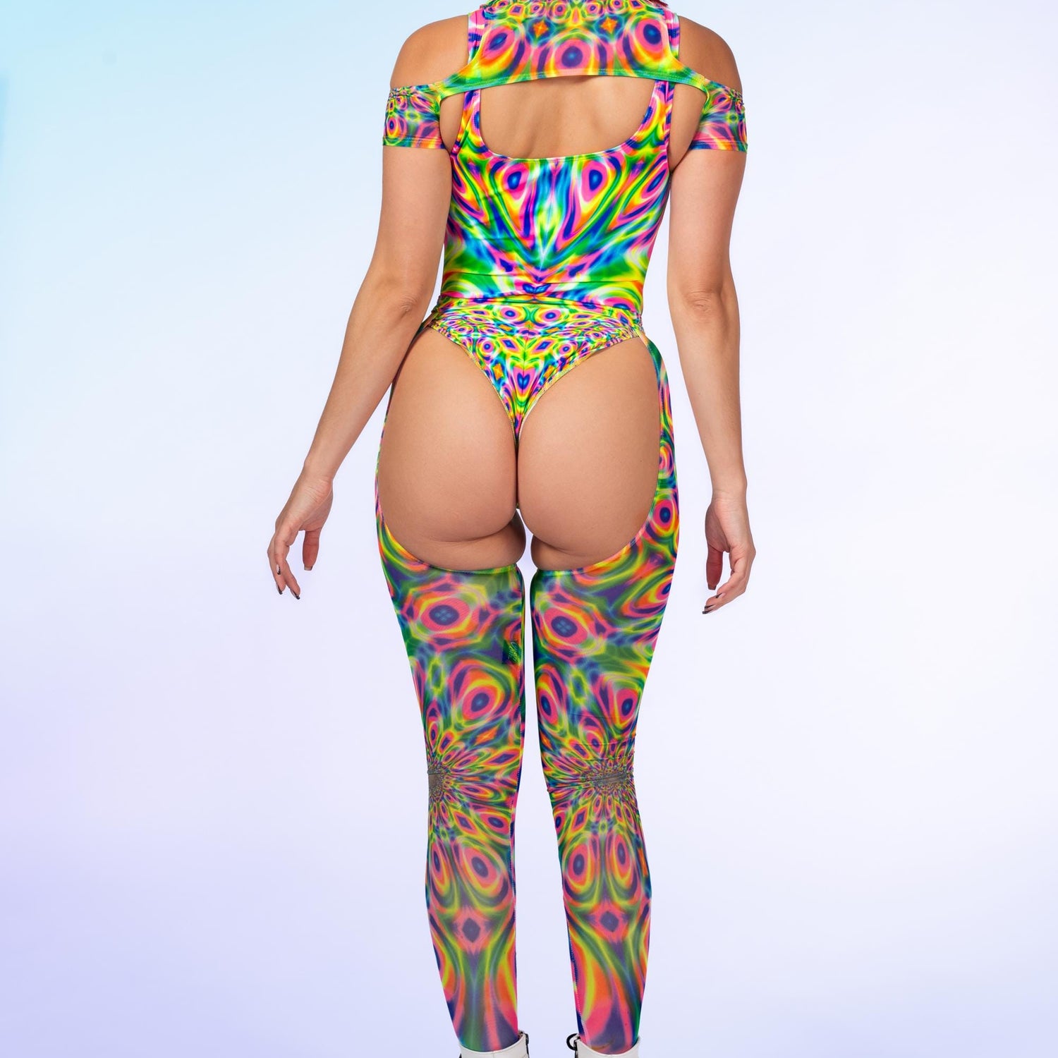 Prismatic Pulse Buckle Bodysuit 6