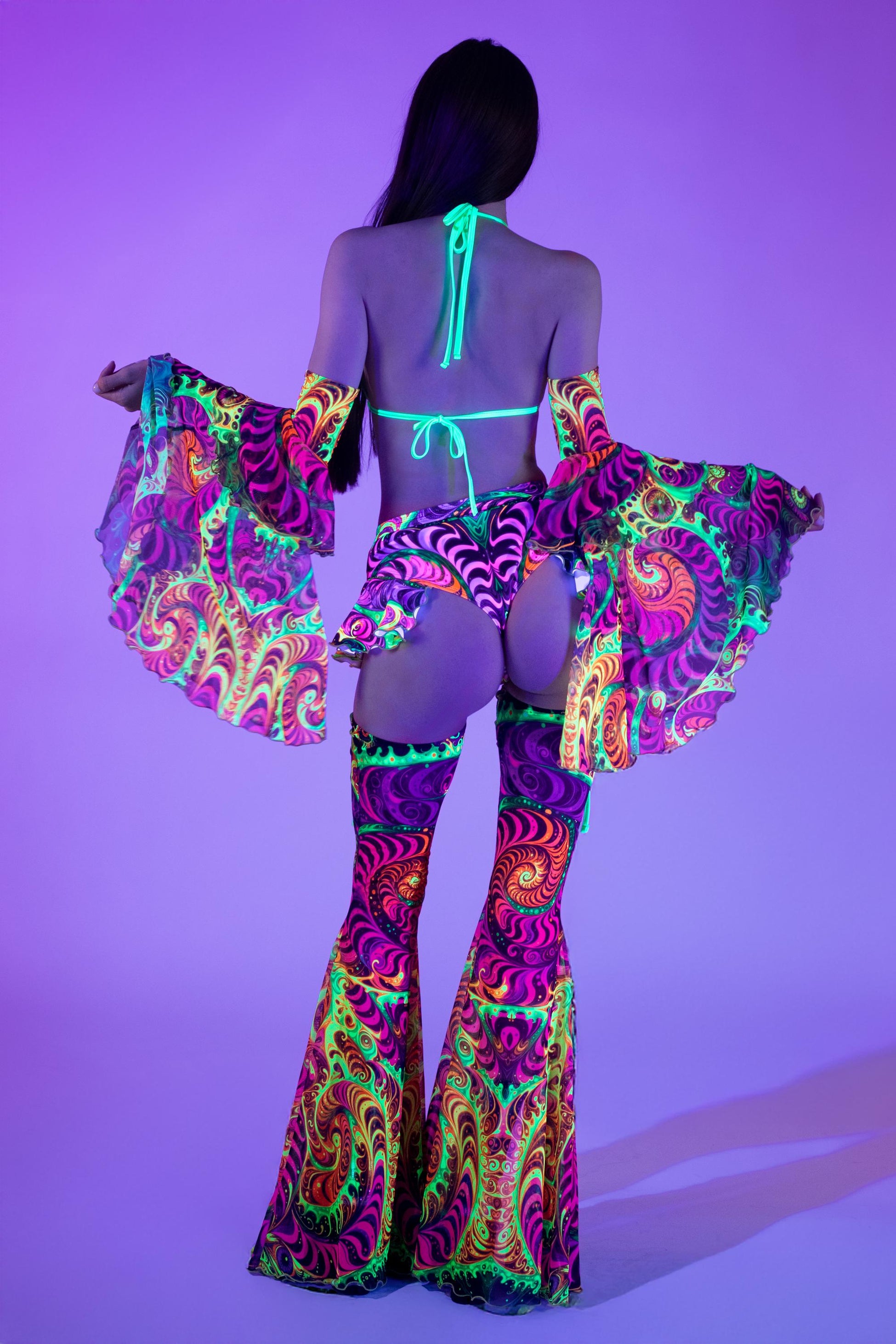 Headspinner Butterfly Ruffled Set 2