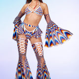 Entrance U Butterfly Ruffled Set