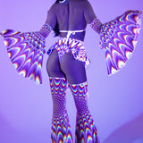 Entrance U Butterfly Ruffled Set