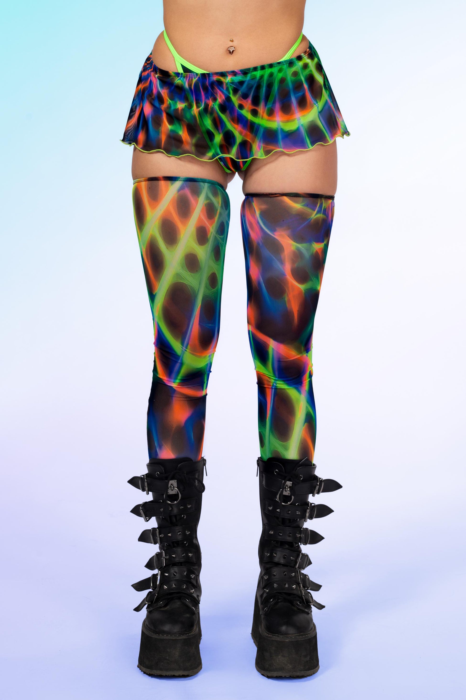 Prism Dream Mesh Micro Skirt 1