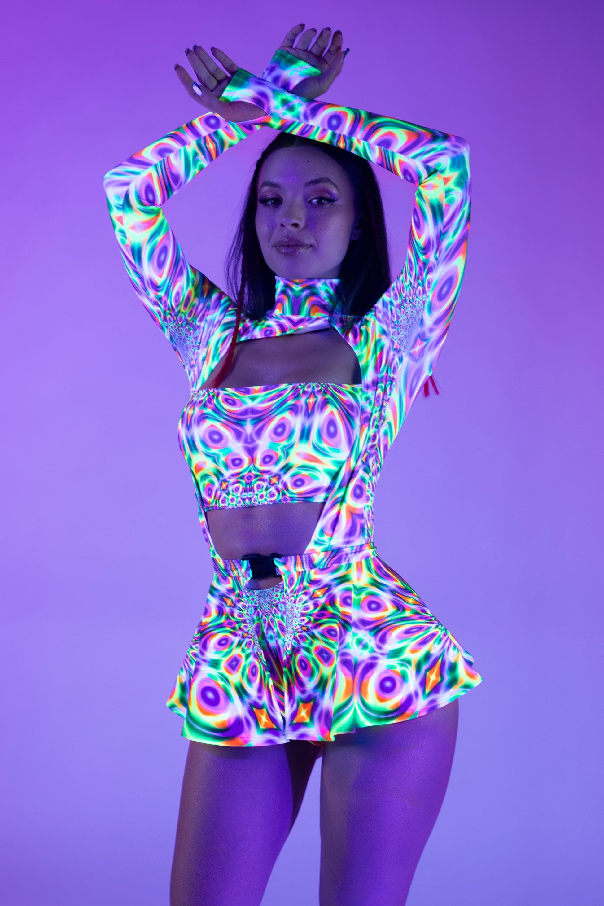 Prismatic Pulse Open-Heart Buckle Set 2