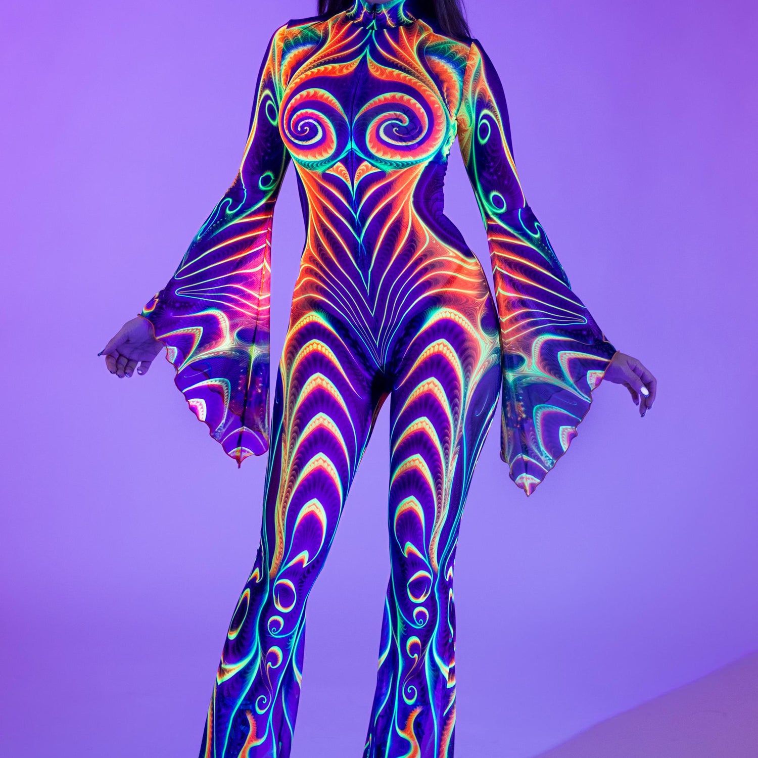 Lucid Trance Flared Mesh Costume