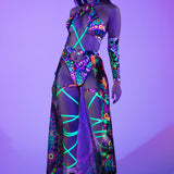 All Seeing Open Front Skirt