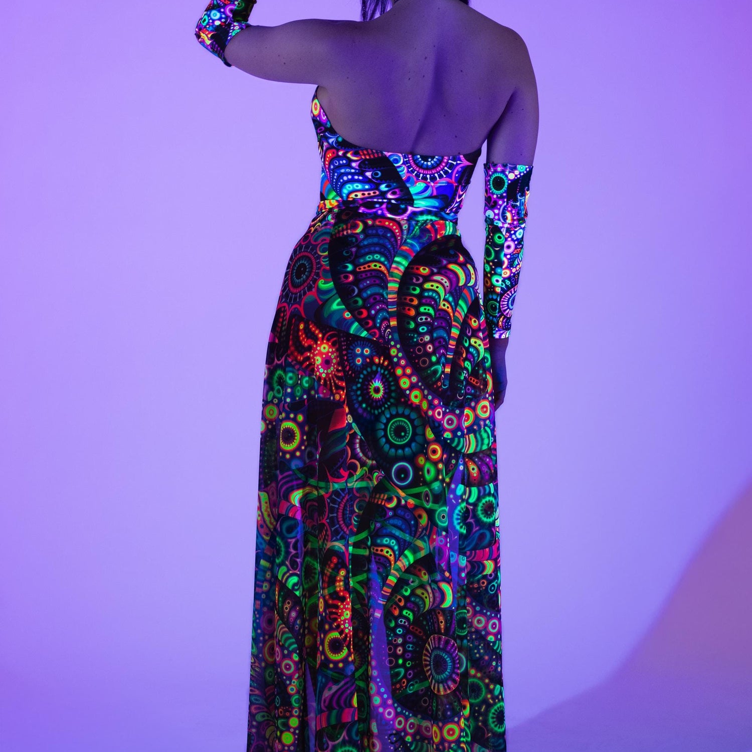 All Seeing Open Front Skirt 8