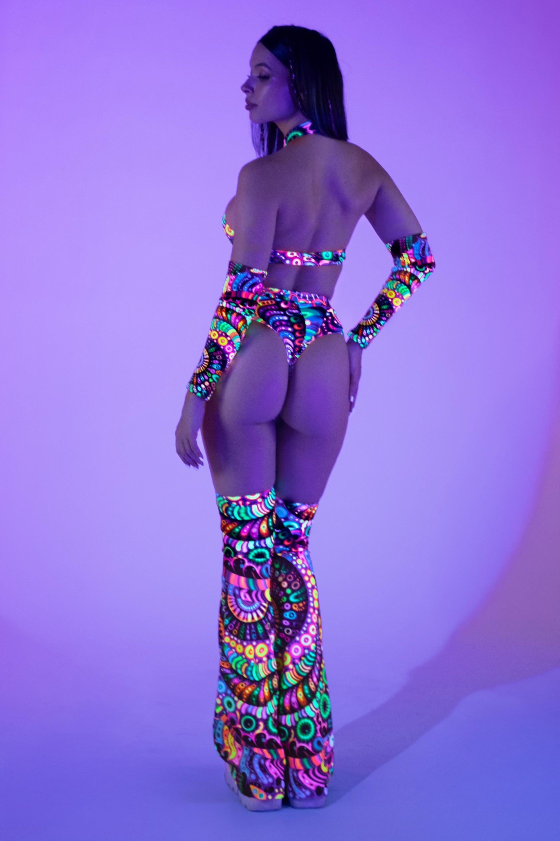 All Seeing Flared Bikini Chaps Set 2
