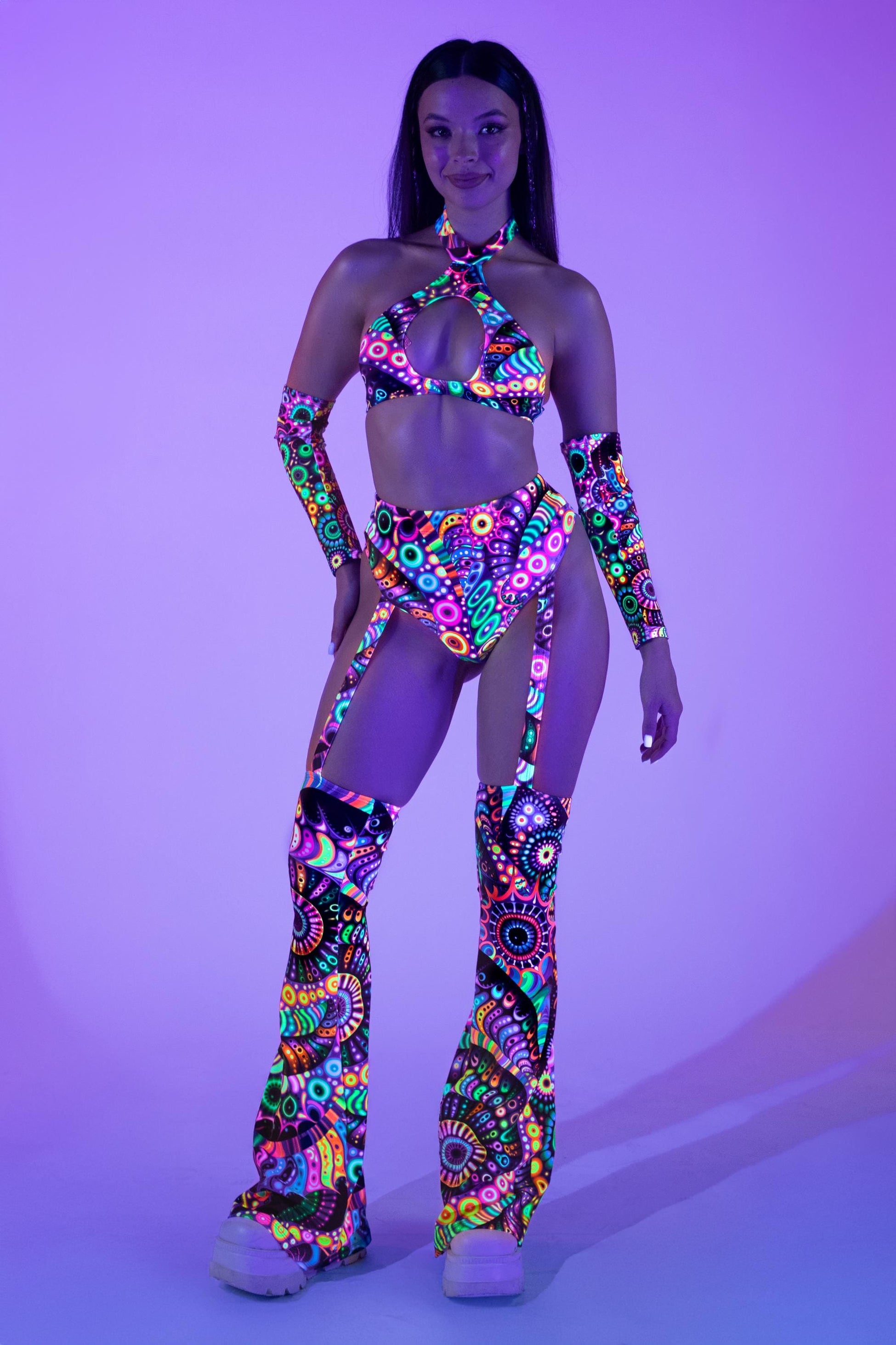 All Seeing Flared Bikini Chaps Set 1