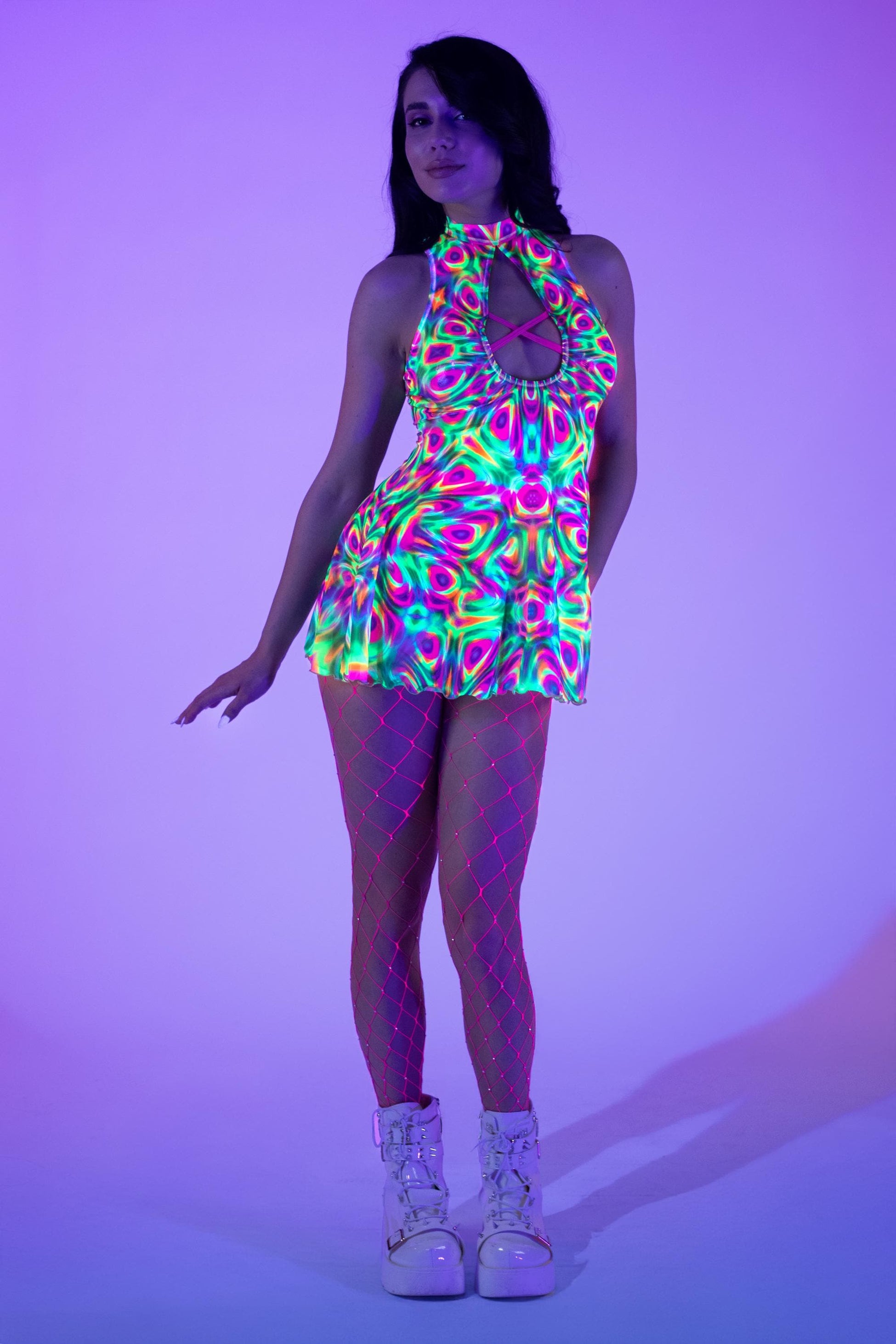 Prismatic Pulse  Criss-Cross Dress 2
