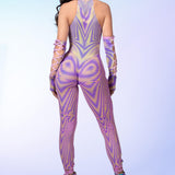 Echo Wave Criss-Cross Jumpsuit