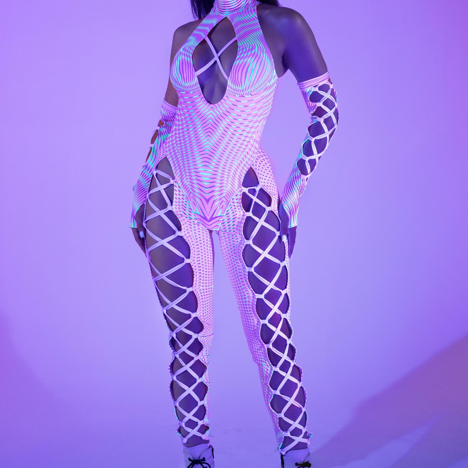 Women Echo Wave Criss-Cross Jumpsuit