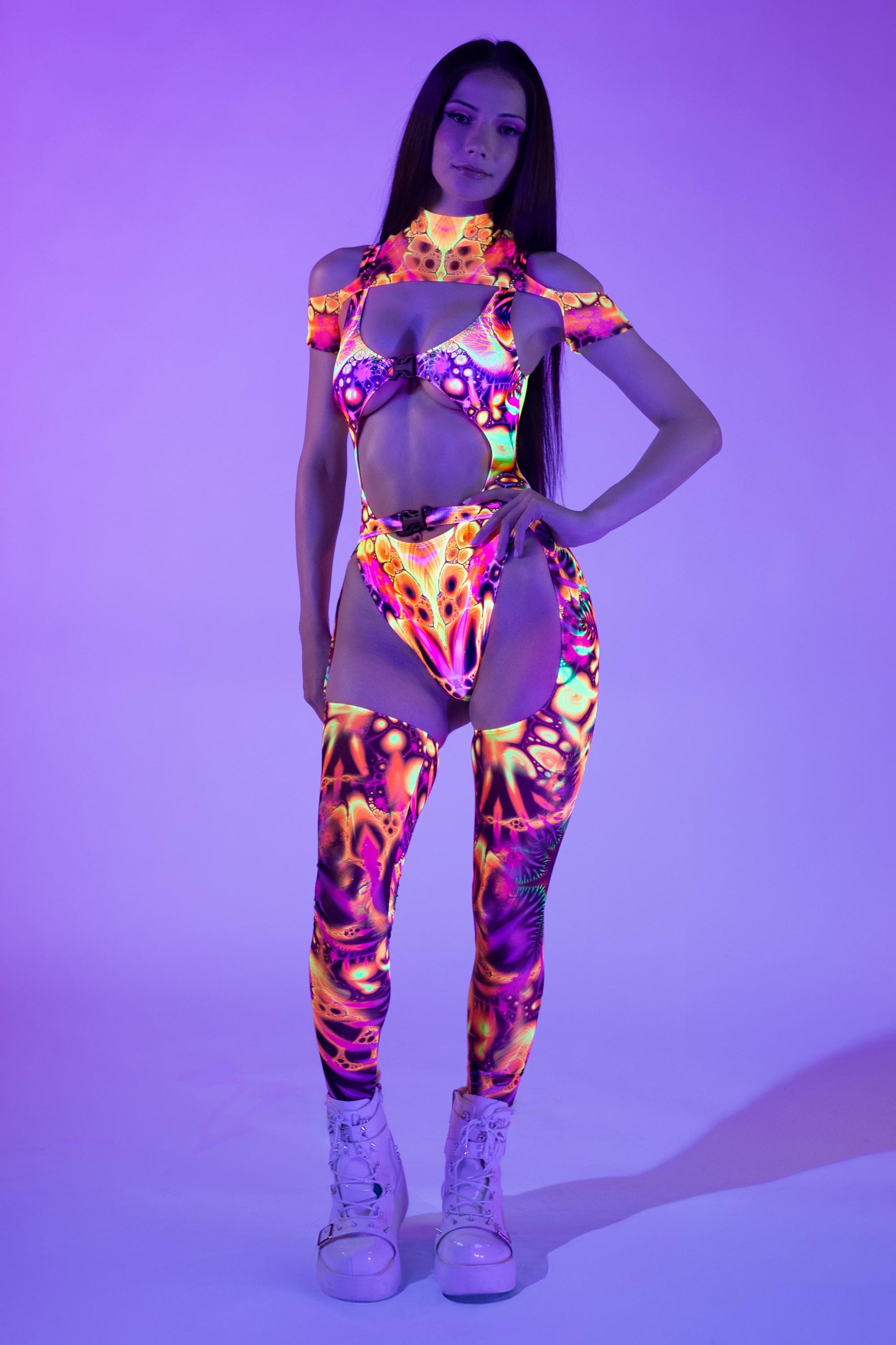 Space Groove Buckle Bodysuit 2