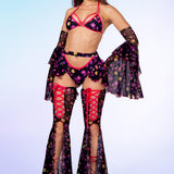 Bloom Glow Butterfly Ruffled Set