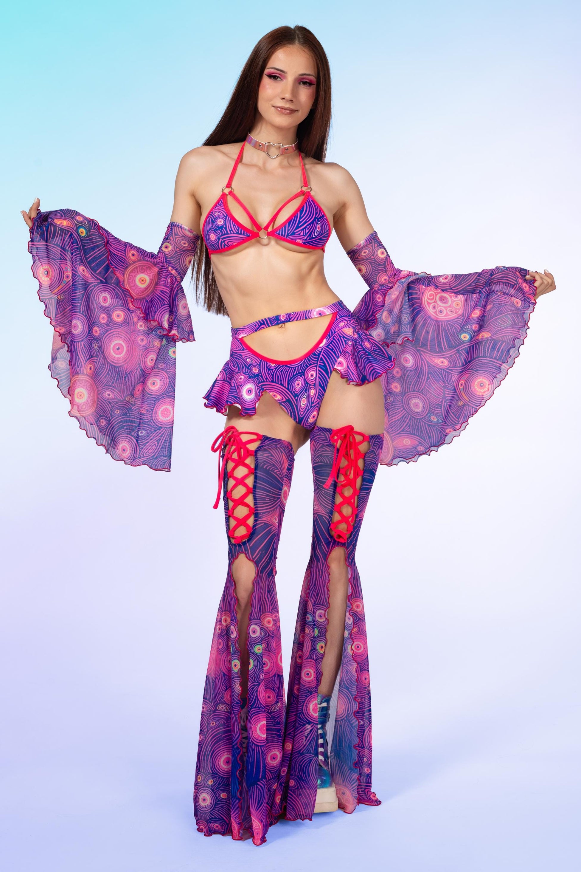 I Candy Butterfly Ruffled Set 1