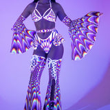 Entrance U Butterfly Ruffled Set