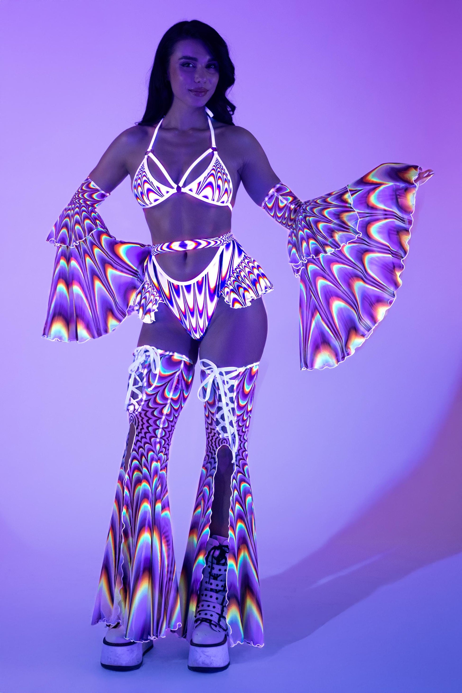 Entrance U Butterfly Ruffled Set 1