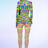 Prismatic Pulse Open-Heart Buckle Set