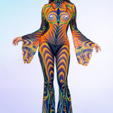 Lucid Trance Flared Mesh Costume
