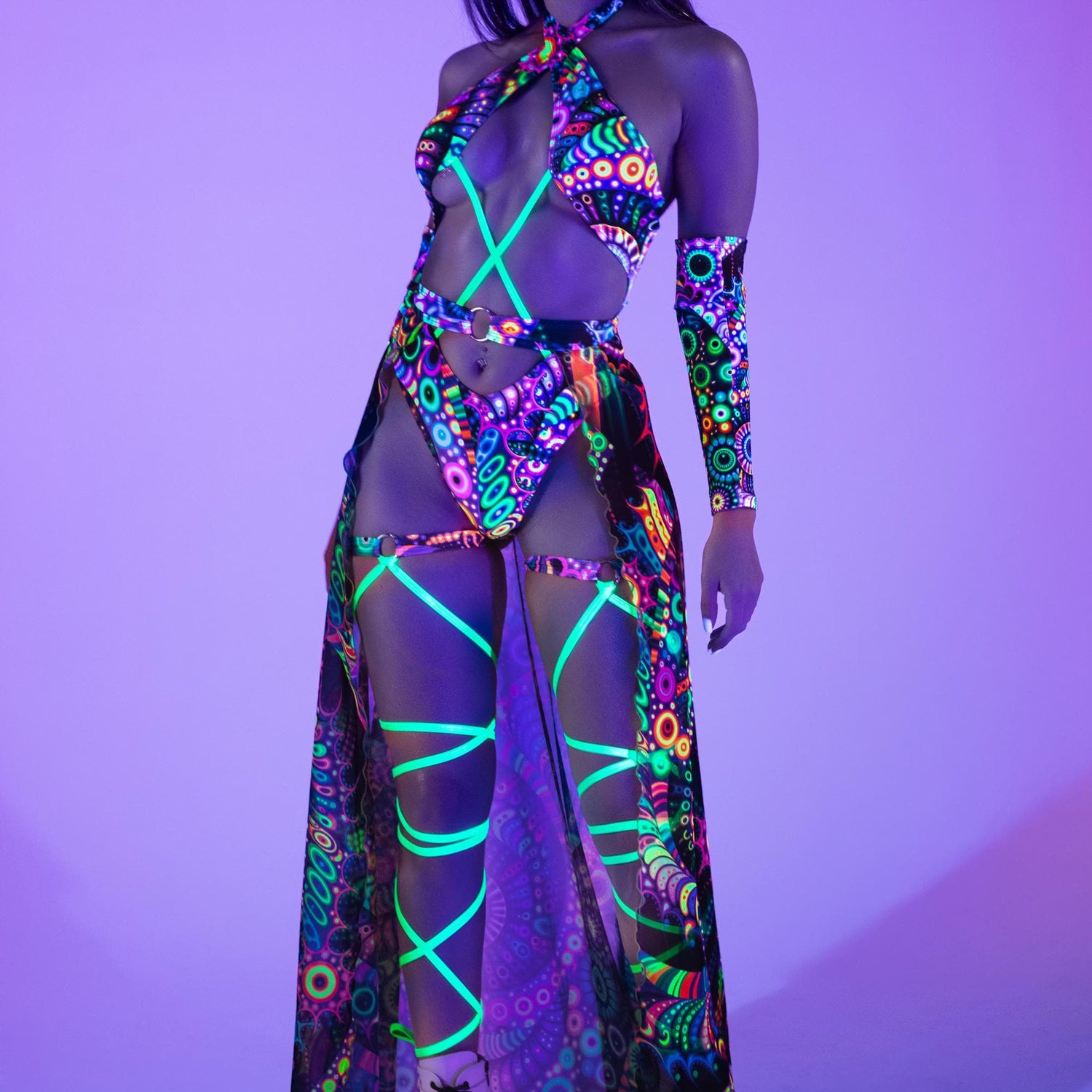 All SeeingX-Bodysuit Blue, Pink