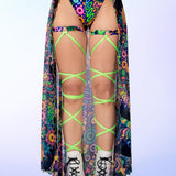All Seeing Open Front Skirt