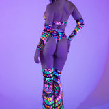 All Seeing Flared Bikini Chaps