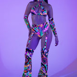 All Seeing Flared Bikini Chaps