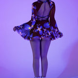 Indigo Dreams Open Back Dress