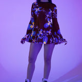 Indigo Dreams Open Back Dress