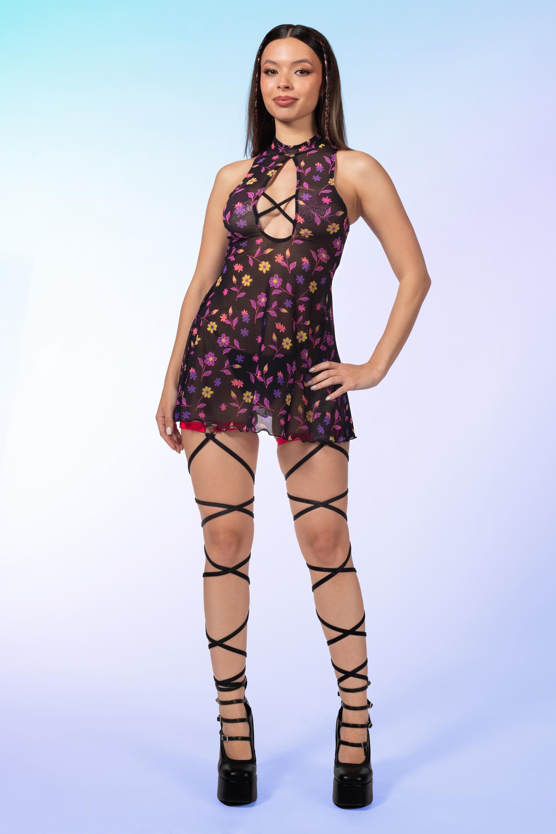 Bloom Glow Criss-Cross Dress 2