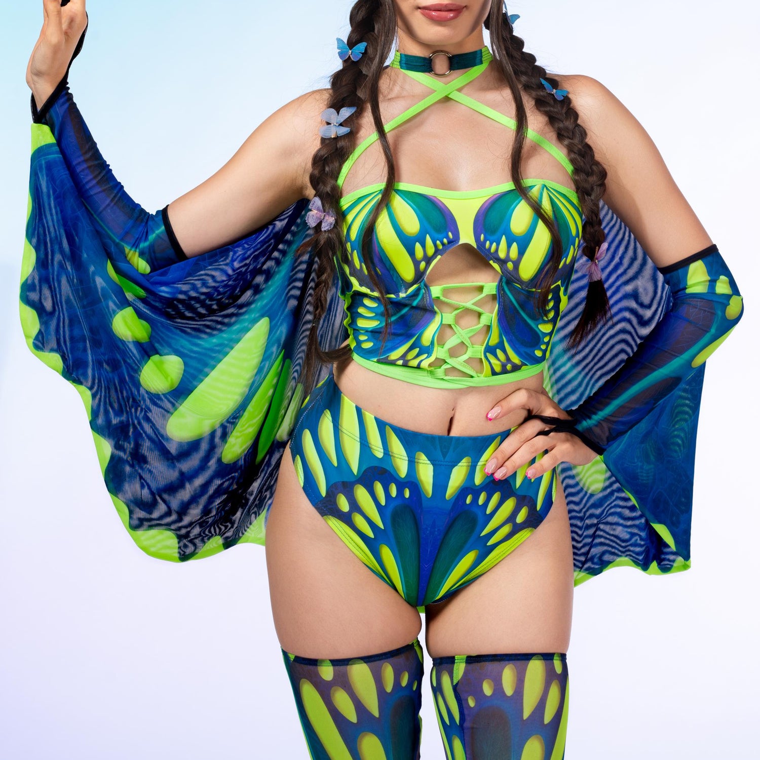 Altitude Mesh Wings Lycra, Mesh, UV Reactive