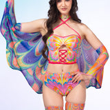 Flutterbell Mesh Wings