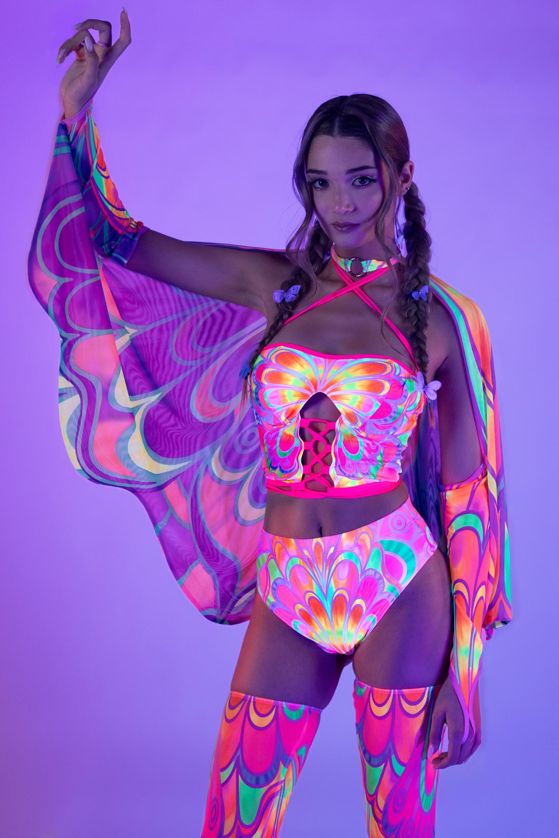 Flutterbell Mesh Wings 1