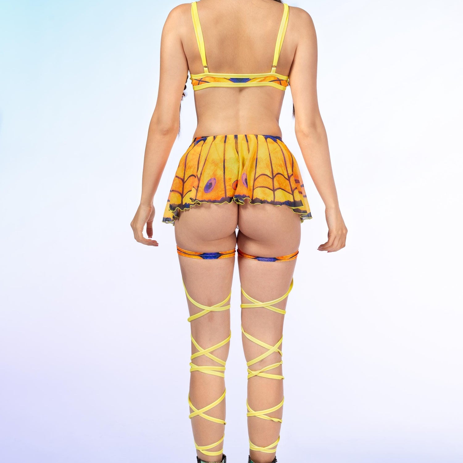 Women Drawn for Flight Mesh Skirt
