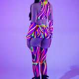 Vibrant Flow Duster Bikini
