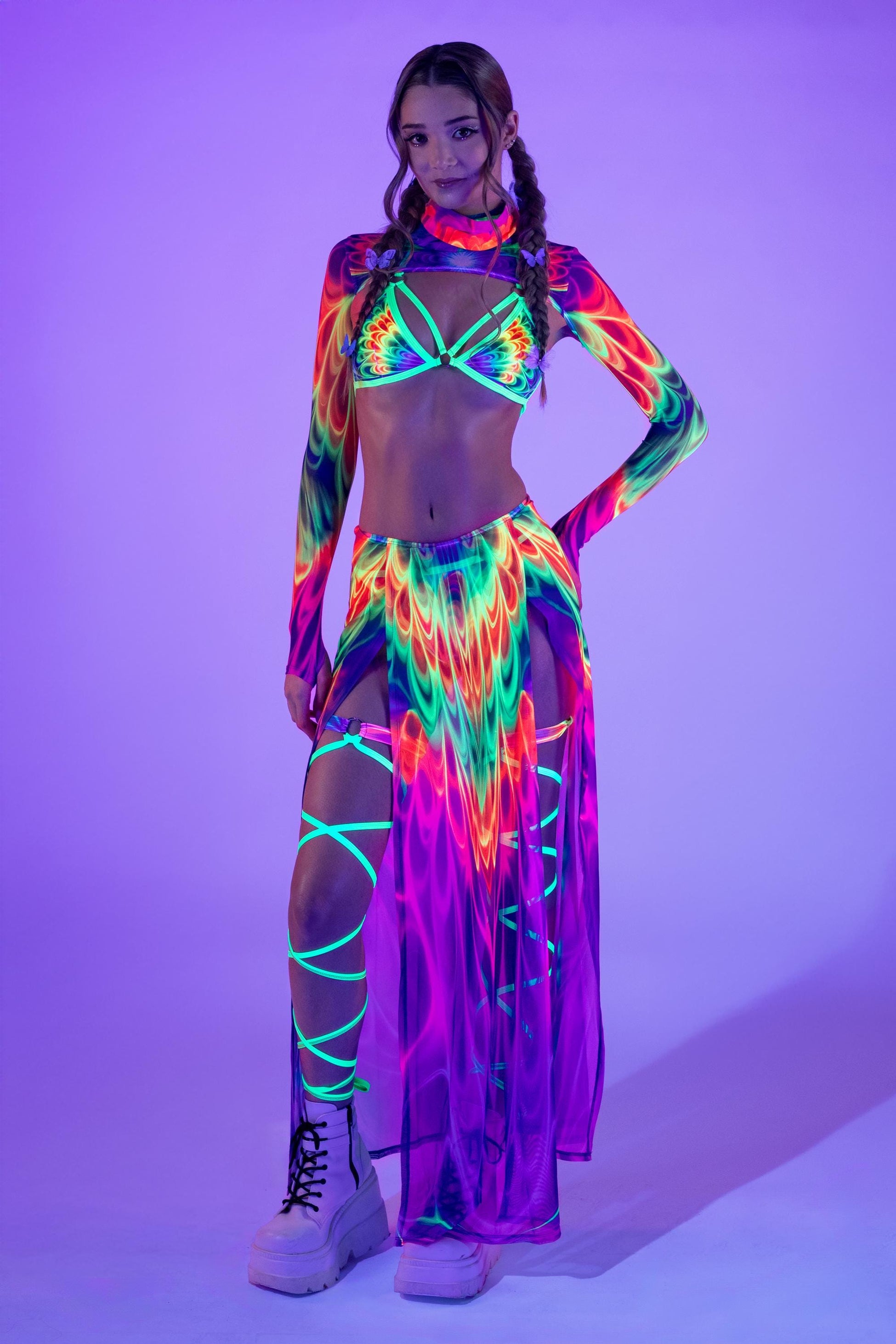 Psyflare Duster Skirt Set 1
