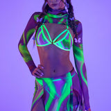 Toxic Potion Ring Triangle Top