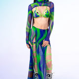 Toxic Potion Duster Skirt Set
