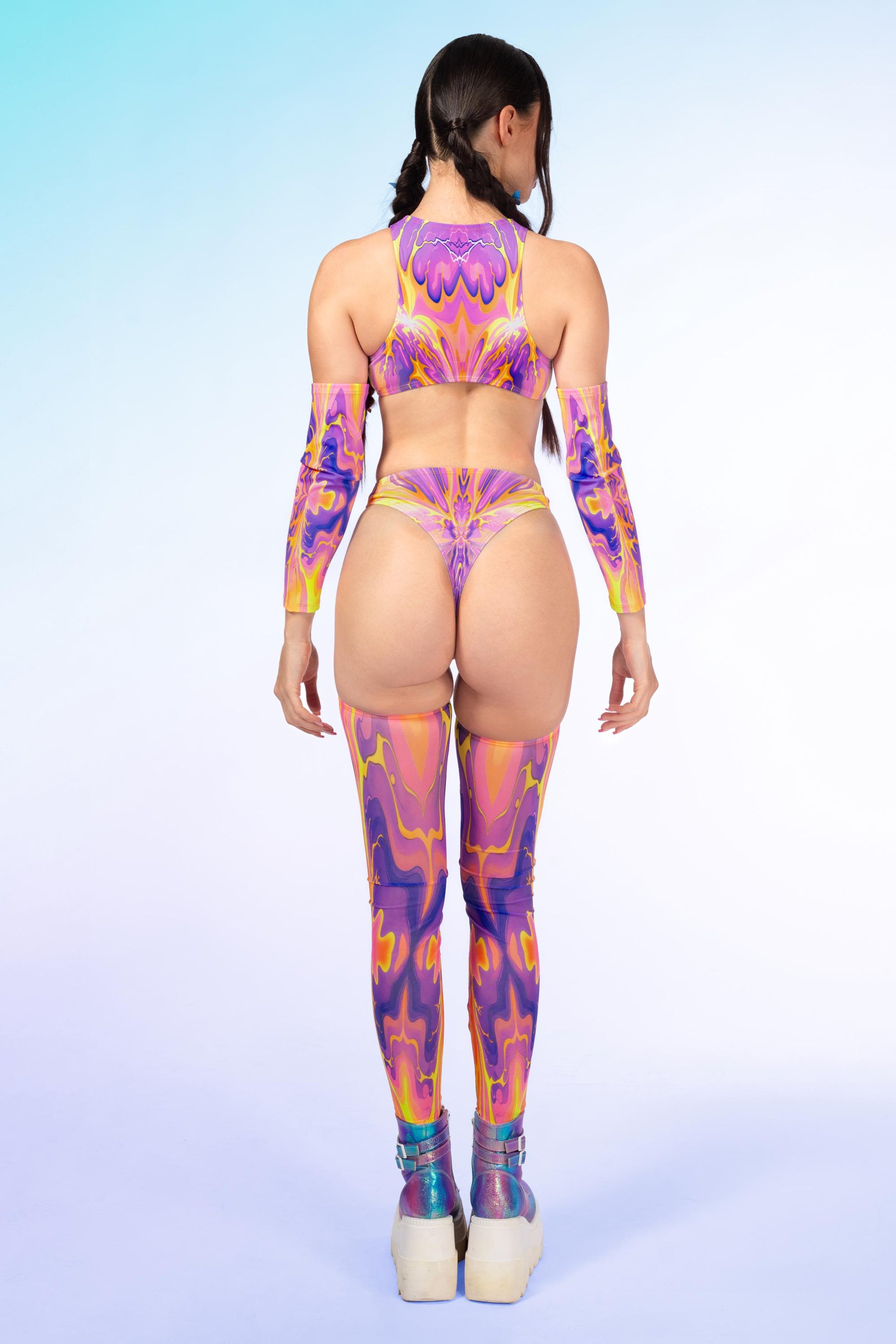 Lightning Side Cutout Bodysuit 2