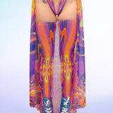 Lightning Side Cutout Bodysuit
