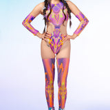 Lightning Side Cutout Bodysuit