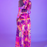Lightning Open Front Skirt