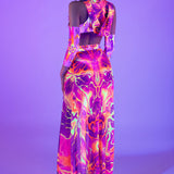 Lightning Open Skirt Set