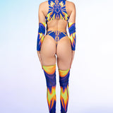 Thunder Breathing Open Skirt Set