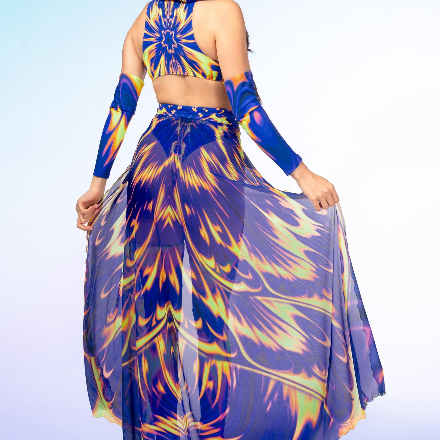 Thunder Breathing Open Skirt Set 7